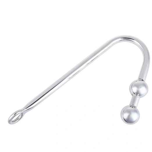 Pleasurable Hook Steel Stainless 4417 Two Anal Balls 0817